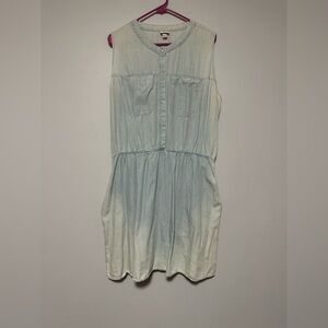 Merona Light Blue‎ Sleeveless Denim Dress